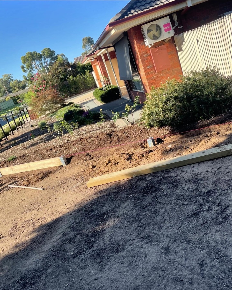 Site quote with garden prep